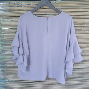 Charlotte Russe XL Lilac Bell Sleeve Top Plus thumbnail 2