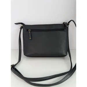 B.O.C. Born‎ Concepts Black Crossbody Bag Front Flap Pocket Adjustable Strap thumbnail 3