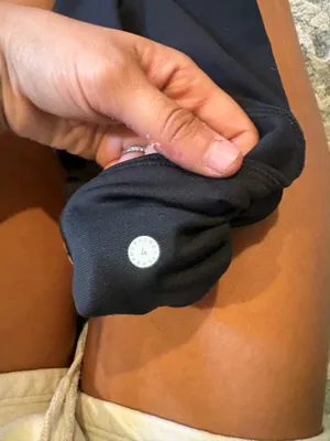 Lululemon high waisted black athletic leggings 4 thumbnail 3