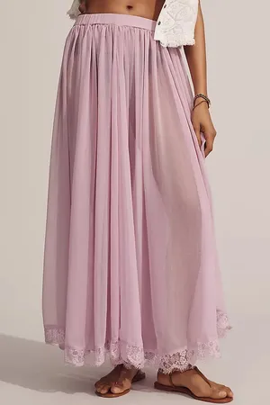 NWT Anthropologie Sheer Maxi Skirt thumbnail 1