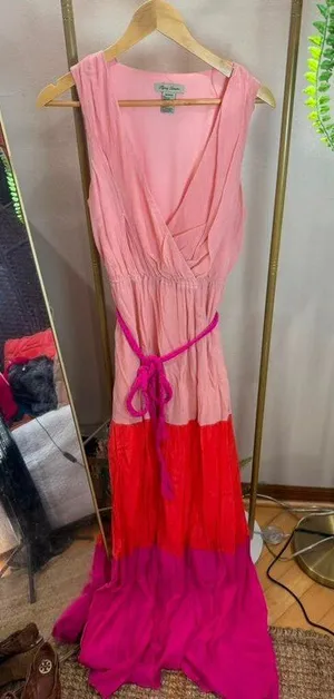 SIZE M Flying Tomato Maxi Dress Fiesta Sleeveless Belt thumbnail 1