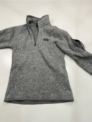 Patagonia Heather Gray 1/4-Zip Pullover Size XS thumbnail 5