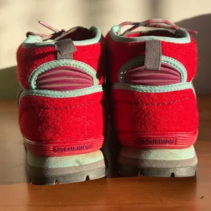 Merrell Eagle Origins Felt Charcoal Red Hiking Boots Womens Size 7‎ Retro Suede thumbnail 6