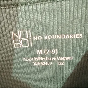 No Boundaries Olive Scoop Neck Tank Top Size Medium thumbnail 2