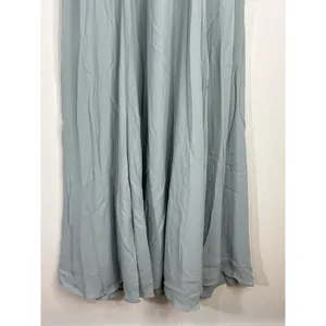 Show Me Your Mumu Jenn‎ Maxi Dress in Silver Sage Crisp Blue V Neck| XXS | NWT thumbnail 5