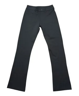 American Giant No-BS Pant Black Kick Flare Trousers‎ Women Size 6 Career Casual thumbnail 1