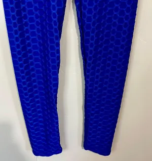 Women’s Butt Lifting Yoga Activewear Pants Leggings Blue NWT TikTok Leggings thumbnail 3