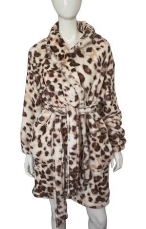 Aerie Animal Print Cozy Plush Robe, Medium thumbnail 20