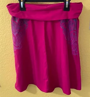 PrAna Hot Pink Activewear Yoga Skirt Size Small thumbnail 1