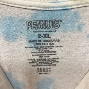 Peanuts Snoopy and the Gang Tie Dye T-Shirt 2XL thumbnail 4