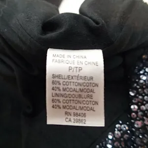 Theory Women's Size Small‎ Hailey W Skirt Black Sequin Asymmetrical Hem Pull On thumbnail 12