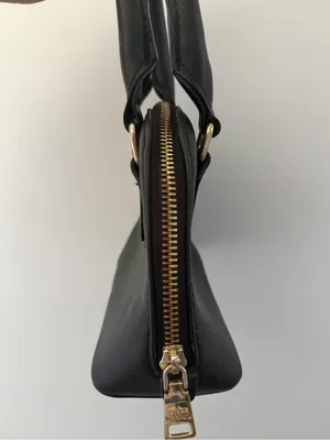 Steve Madden Black Mini Dome Satchel with Gold Hardware thumbnail 4