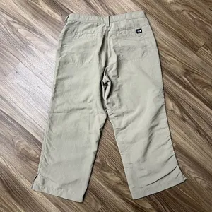 The North Face Size 4 Horizen Capri Pant Dune Beige Nylon‎ Straight Leg Women's thumbnail 13