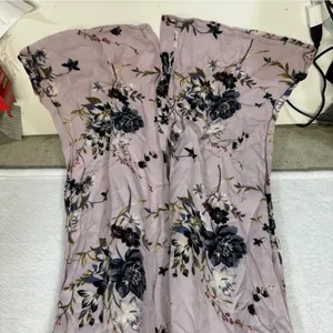 American Eagle Lavender Floral Sleeveless Wide‎ Leg Jumpsuit Size S thumbnail 4