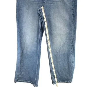 Spanx Wide Leg Denim Jeans Womens‎ 29 Light Wash Blue High Waist Modern Classic thumbnail 10