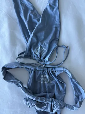 Slate Swim Bikini Set Blue Size XS thumbnail 2