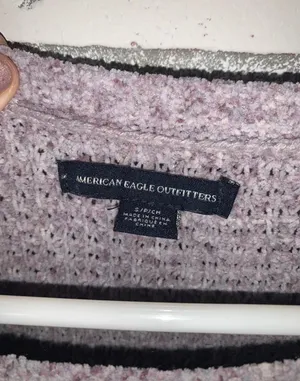 American Eagle Distressed Chenille Sweater thumbnail 5