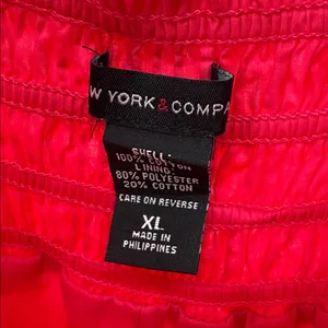 New York & Company Hot Pink sundress maxi tiered Smocked back summer vacation XL thumbnail 6