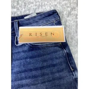 Risen Jeans Womens Medium Wash Cuffed Mid Rise Denim Shorts RDS6459 Size S thumbnail 2