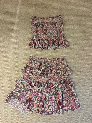 Skylar + Madison Floral Two-Piece Skirt Set thumbnail 2
