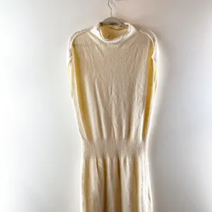 Daily Practice by Anthropologie Column Sweater Midi Dress Cream Large thumbnail 4