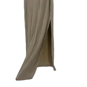 Lululemon Sleeveless Pleated Stretch Maxi Dress Sheer Oak‎ XXS thumbnail 7