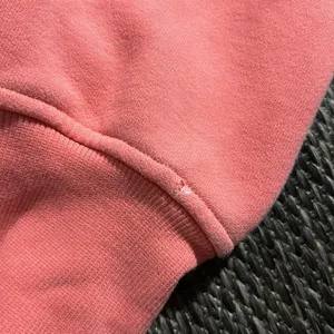 Lululemon Scuba Oversized Half Zip Hoodie Cotton Terry Raspberry Cream Size XS/S thumbnail 5