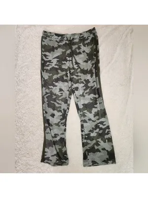Lucky Brand Womens Green Camo Pajamas Lounge Top Sz Small & Bottoms Sz Small thumbnail 6