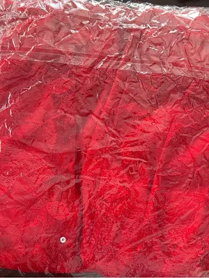 SBetro Plus 2XL Red Lace Overlay Puff Sleeve Sweetheart Mini Dress Coquette NWT thumbnail 16