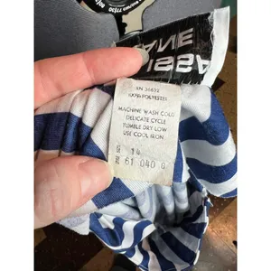 dress knit striped blue white thumbnail 9