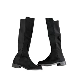 Stuart Weitzman 5050 Black Suede Over The Knee Boots US Size 5.5B EU 36 thumbnail 3