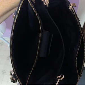 Coach Christie Carryall Tote Handbag Purse Crossgrain Leather Crossbody Strap thumbnail 5