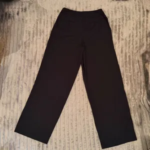 Who What Wear‎ Black Sailor Wide Leg Pants Trousers Tonal Buttons Size 12 thumbnail 7