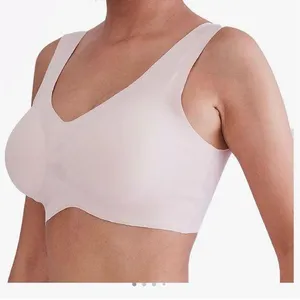 Seamless Smooth Bra XXL New No wires Padded Push Up Comfort thumbnail 1