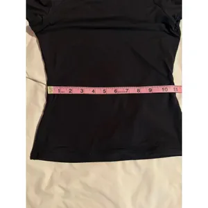 Unbranded Black Off The Shoulder‎ Short Sleeve Boat Neck Slim Fit Top Small thumbnail 5