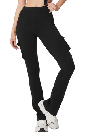 Alo Yoga High-Waist Catch The Vibe Flare Legging Black XXS thumbnail 1