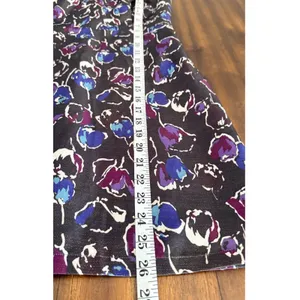 American‎ Eagle Outfitters Strapless Floral Mini Dress Purple Blue Size 6 thumbnail 12