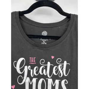 Positivi Tees Black TShirt The Greatest Moms Get Promoted to Grandma XL NEW thumbnail 4