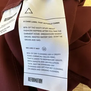 Reformation Bodycon Square Neck Mini Dress Size M Maroon Wine Red‎ Short Sleeve thumbnail 8