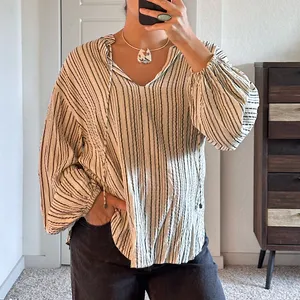 Free People Rhythm of the Night Striped Flowy Tunic Size‎ Small thumbnail 2