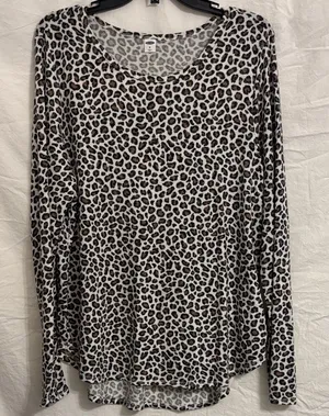 Old Navy Animal Print Long Sleeve Tee thumbnail 1