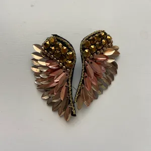 Golden Stella Wing Earrings thumbnail 2