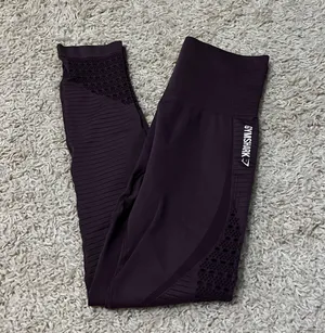 Gymshark Purple Seamless Leggings Size Medium thumbnail 1