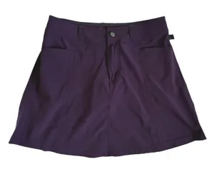 LL Bean Vista Skort Womens 4 Regular Deep Purple Plum Hiking Golf Active‎ Skirt thumbnail 1