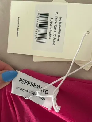 Peppermayo Beaded Halterneck Mini Dress thumbnail 3