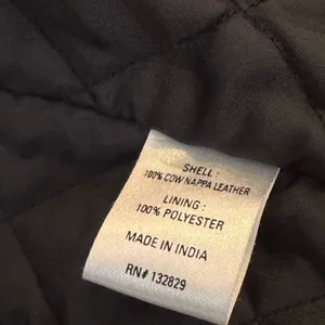 EAVES Gia Leather Moto Jacket in Brown small Brown thumbnail 8