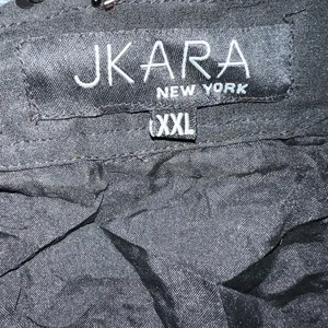 Beautiful J Kara Black Silk Beaded Wrap Blouse! thumbnail 8