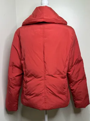 Talbots Petites Short Puffer Jacket Down/Feathers Size Medium  Shawl Collar thumbnail 4