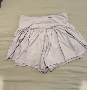 Light pink athletic shorts thumbnail 2