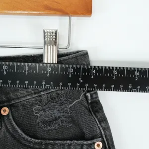 Gap Denim Shorts Womens 25/0R (28x4) Black 4" High Rise Stride‎ Short Distressed thumbnail 6